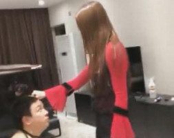 vivi,新年剃光狗奴的毛