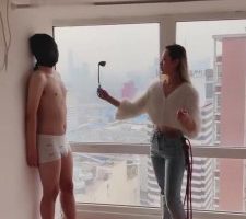 【二宝】运动女神重度刑奴面试-鞭打藤条踢踹 bf6932