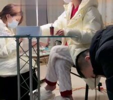 【惜沫】刺激!美甲店当众素人的面tj狗 bf21521