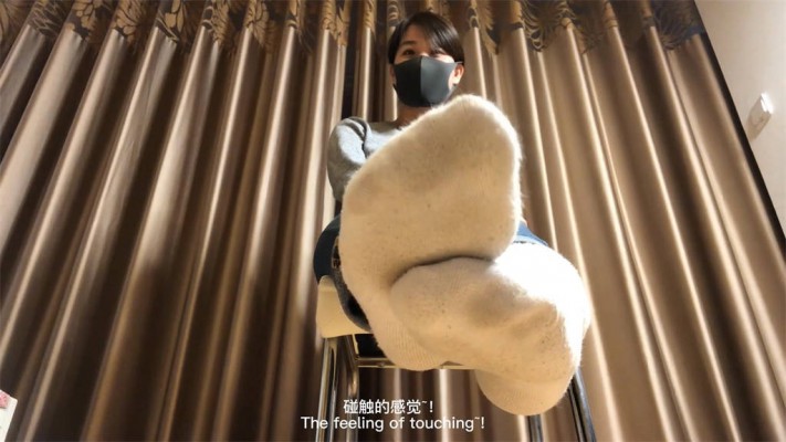 JLY_G001婧児全语言羞辱 姐姐的脏白棉袜玩弄POV 中英双字幕 YC-221212