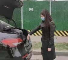 【美帝】长靴御姐户外遛狗 bf21932