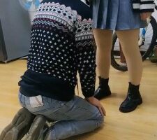 【一璇】家奴打扫卫生素人表弟突然客串当狗【双视角版】  JS22122701