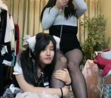 【绿子】精彩-开发可爱女仆做狗-舔jio吃口水吃黑丝 bf26249