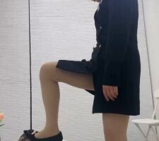 【狗哥】银行白领高跟踩狗舌-原味肉丝脚捂狗 bf26453