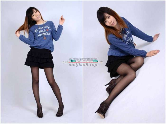 [赤足者]No.019 短裙黑丝