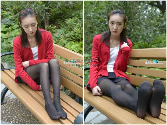 [赤足者]No.021 莉莉黑丝外景