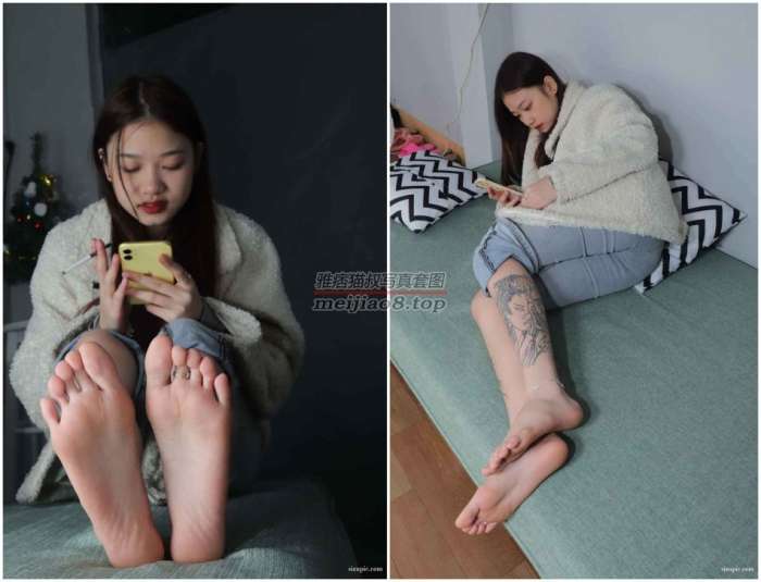 [Pary学生模拍]047 大美女婉华再次展示39码超白大美脚