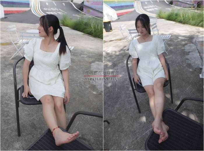 [Pary学生模拍]052 有点害羞的小尹的37码超白嫩脚