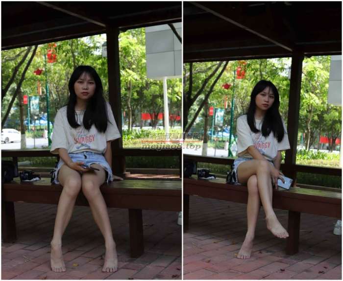 [Pary学生模拍]029 小然同学的36码可爱小脚