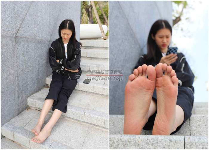 [Pary学生模拍]045 春暖花开，与小芳到户外拍摄美脚