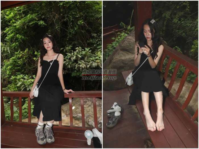 [Pary学生模拍]009 超美女神琪琪美妆照，把脚趾捆起来