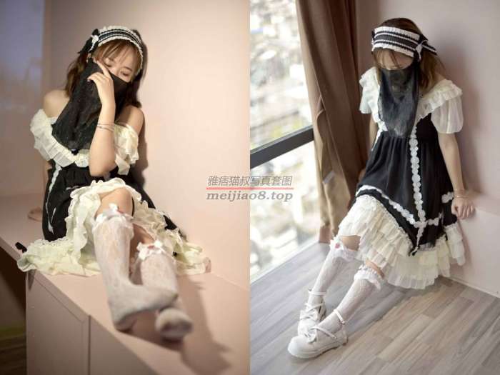 约漫展lolita妹妹拍害羞小脚