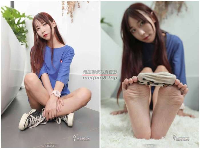 [MZSOCK]第十八期 妍儿 豹纹船袜
