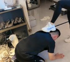 【汐言】健身后运动鞋重度踢踹 JS230806
