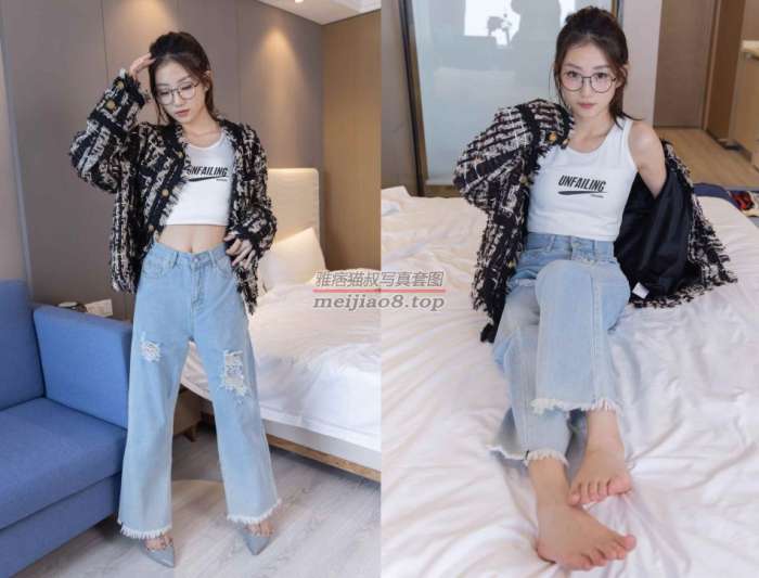 [袜啵啵]237期 小沫-高跟鞋、皮鞋、肉丝、裸足、裤里丝