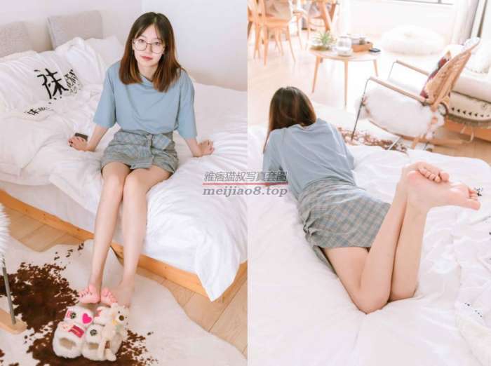 [袜啵啵]239期 小甜豆-棉拖鞋、灰丝、裸足