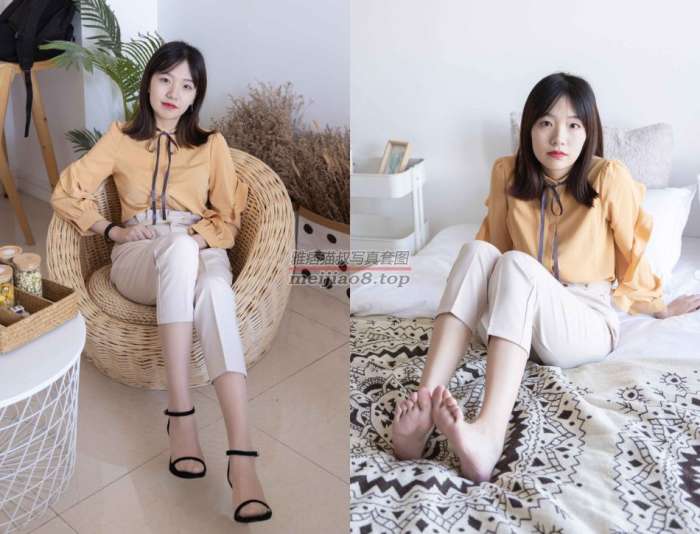 [袜啵啵]240期 小甜豆-三双高跟鞋、肉丝、裸足