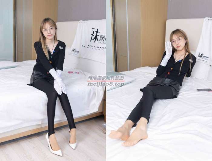 [袜啵啵]243期 稚予-两双高跟鞋、肉丝、踩脚裤