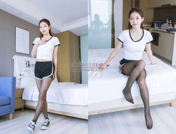 [袜啵啵]252期 小沫-板鞋、黑丝、体操服