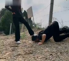 【悦主大大】户外贝壳头踩踏喂食 bf33333