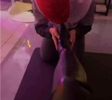 【谢伊】跪舔长靴/碾压狗爪/黑丝美腿诱惑 JS231217-2