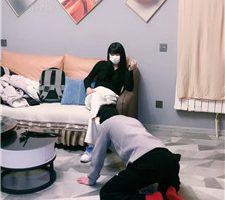 【大小姐S】牵狗链/跪舔脏鞋白袜/强制闻鞋 JS2402017-12