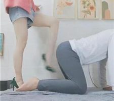 【灵竹】高跟连环提档/踩踏/胯下辱 JS240222-7
