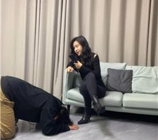 【素人挖掘机】气质女神-骑马狗爬/板子抽打/耳光/踩踏 bf39125