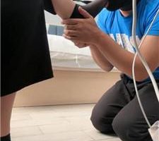 【豆宝】裸足深喉/短黑丝恋足舔/喂口水/捆绑口球塞嘴 JS240515-9
