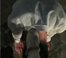 【诗琪】户外仔细舔脏皮鞋白棉袜 JS240913-20
