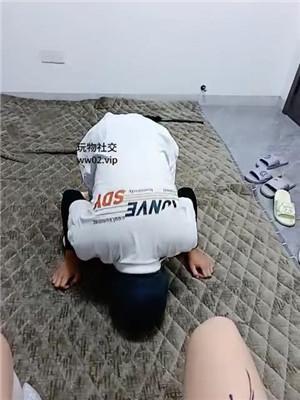【姗姗】高跟肉丝踩虐/磕头求饶/sp JS240914-13