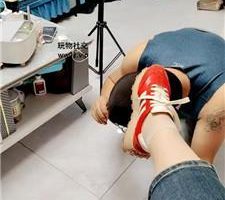 【李老师】运动鞋肉丝全体重踩踏 JS241023-29