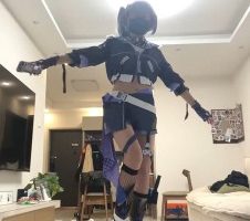 【雅泫】cos银狼踩玩女地毯 YC-241023-4