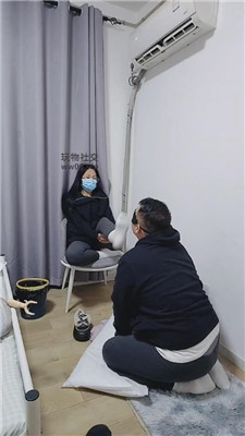 【上海汤圆】原味白袜脚踩虐家奴    241219-6
