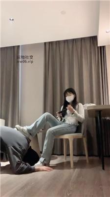 【泡泡】运动后原味鞋袜强迫虐 JS250214-42