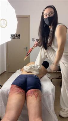 【南月女神】小白鞋白袜踩/重度sp鞭打 JS250309-25