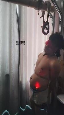 【月亮斯】捆绑胶带封嘴电击囚禁 JS250502-42