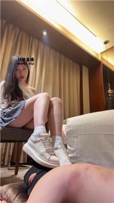 【缈缈】长靴踩踏-脏臭白袜气味辱 bf53165