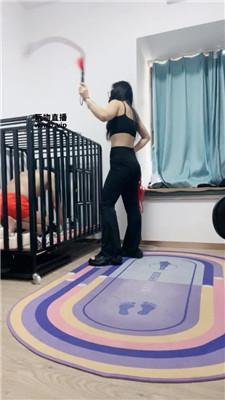 【南月女神】口球堵嘴-捆绑囚禁狗笼 JS250514-26