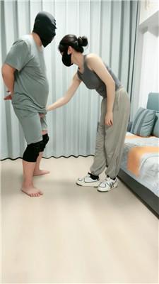【飒飒小主】黑棉袜气味辱-踢裆抽耳光 JS250703-25