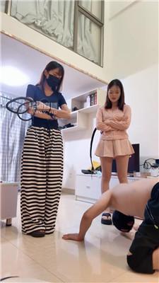 【米琦妙妙屋】双S-轮流暴揍猥琐老狗【双视角版】 JS250711-16
