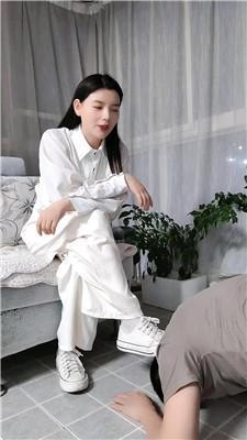 【紫烟】帆布鞋白袜清理舔 bf57253