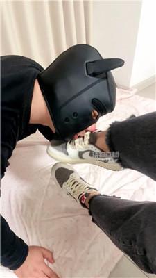 【上上S】健身后原味船袜辱奴 JS260112-47