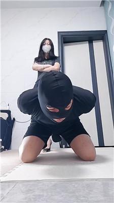 【灵竹】捆绑强制吃脚皮 JS260316-32