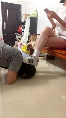 【花花】小白鞋白袜气味羞辱   JS261017-34